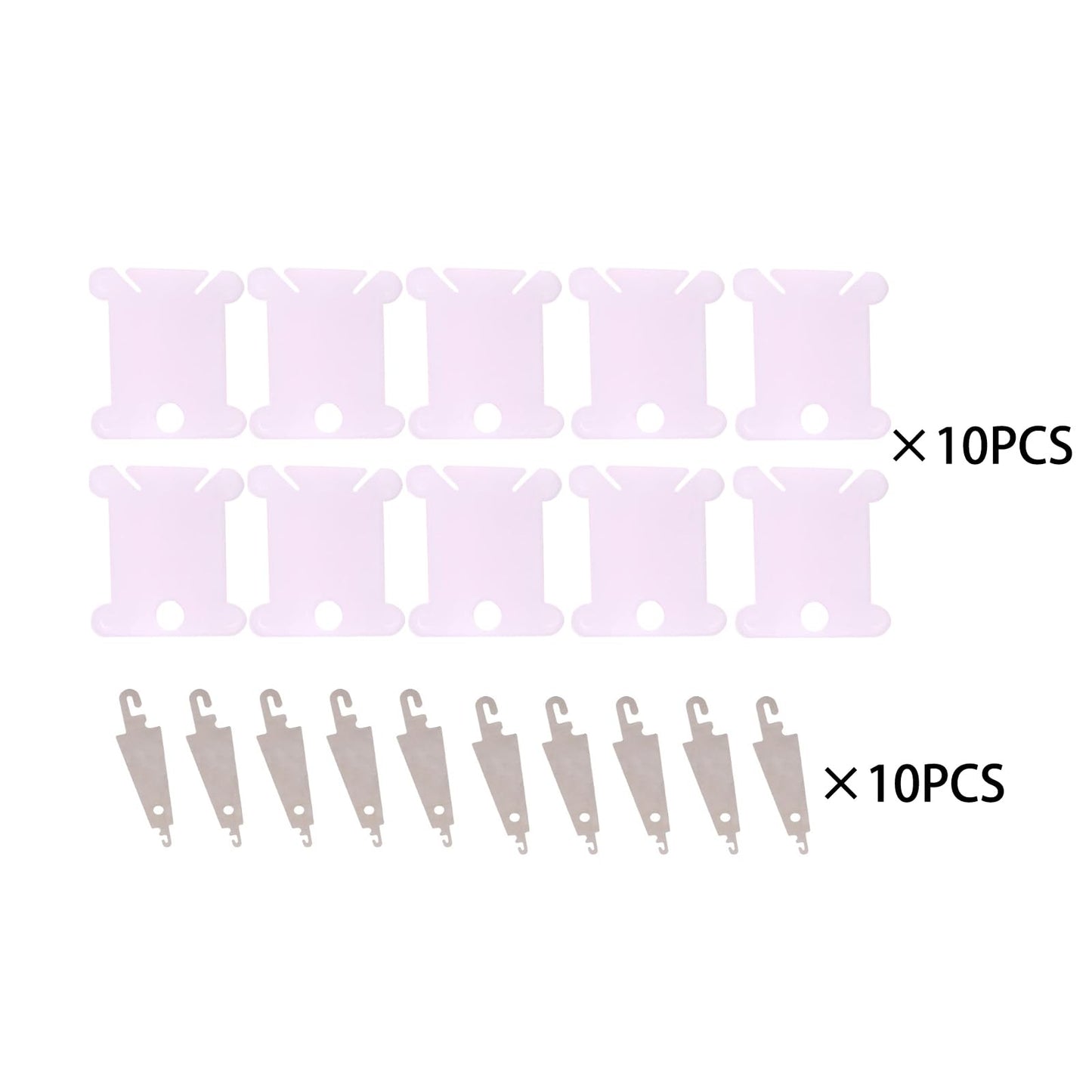 Dielianyi 14 Pcs Fabric Huggers Cross Stitch Silicone Thread Spool Holders Embroidery Sewing Cotton Reel Tidy Clips Embroidery Clips with Magnetic Fabric Clips