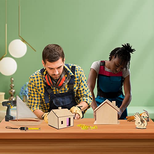 PlankKers Basswood Sheets 12"x8"x1/16 (6 Pack)- Thin Balsa Wood Sheets for Craft, Laser, Wood Burning, DIY Projects- Unfinished Plywood Sheets with Smooth Surfaces Can Be Cut and Painted to Any Shape