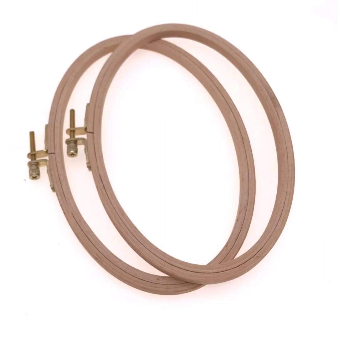 8.5"x 5.2" Oval Wooden Embroidery Hoop 21x 13cm Oval Hand Stitching Hoop - Cross Stitch Hoop - Framing Hoop - Stitchery Hoop - Craft Supply Hoop (2)