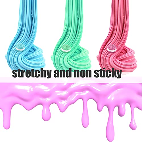 Ktowepua Butter Slime Kit Two-Toned 11 Packed Fidget Toy, Educational Slime Toys, Birthday Gifts Prize Party Favors for Girl Boys Kids 6 7 8 9 10 11 12