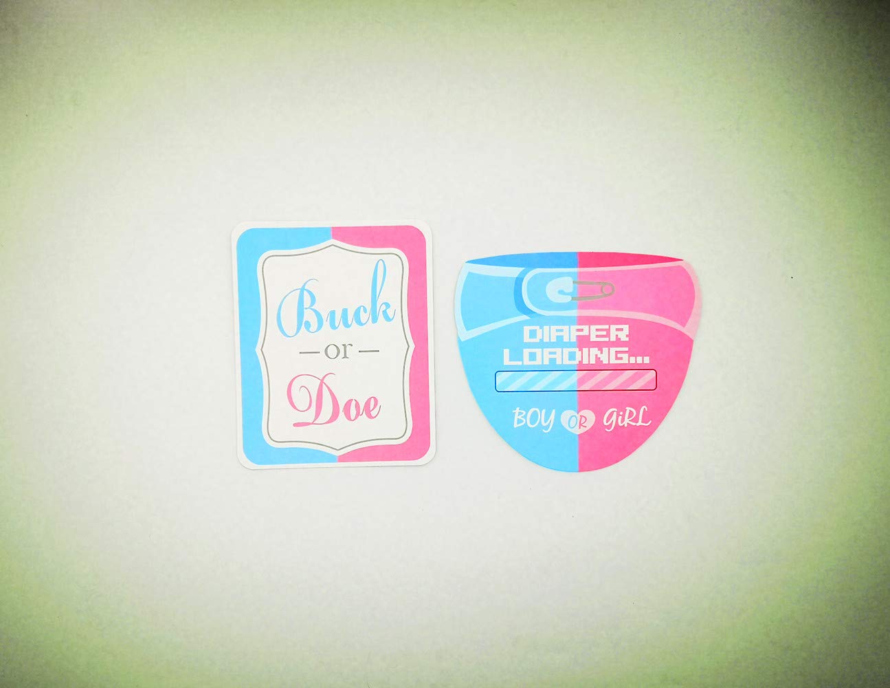 Baby Photo Booth Props Gender Reveal Party Boy or Girl Shower Birthday Party