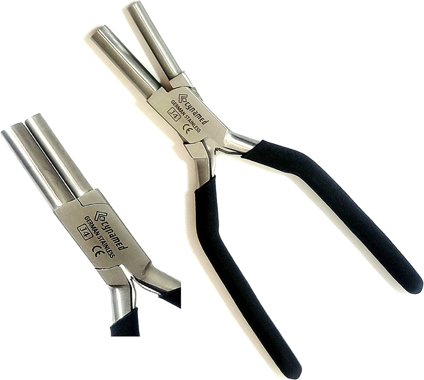 1 EA German Heavy Duty Bail Making Pliers 3MM/5MM-7MM/9MM Bail making pliers for consistent loops connectors -WITH NON-SLIP COMFORT GRIP HANDLE (1 EACH-SIZE 7MM/9MM)