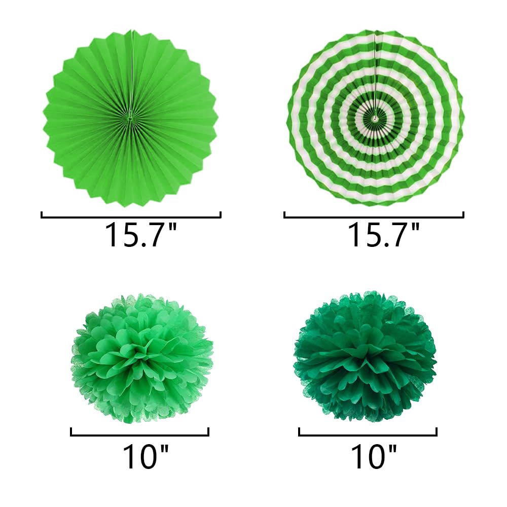 DAZONGE 40ct St. Patrick's Day Decorations Kit, Hanging Swirls, Banner, Shamrock Garlands for St. Patrick's Day Decor, Saint Patrick's Day Party Favor