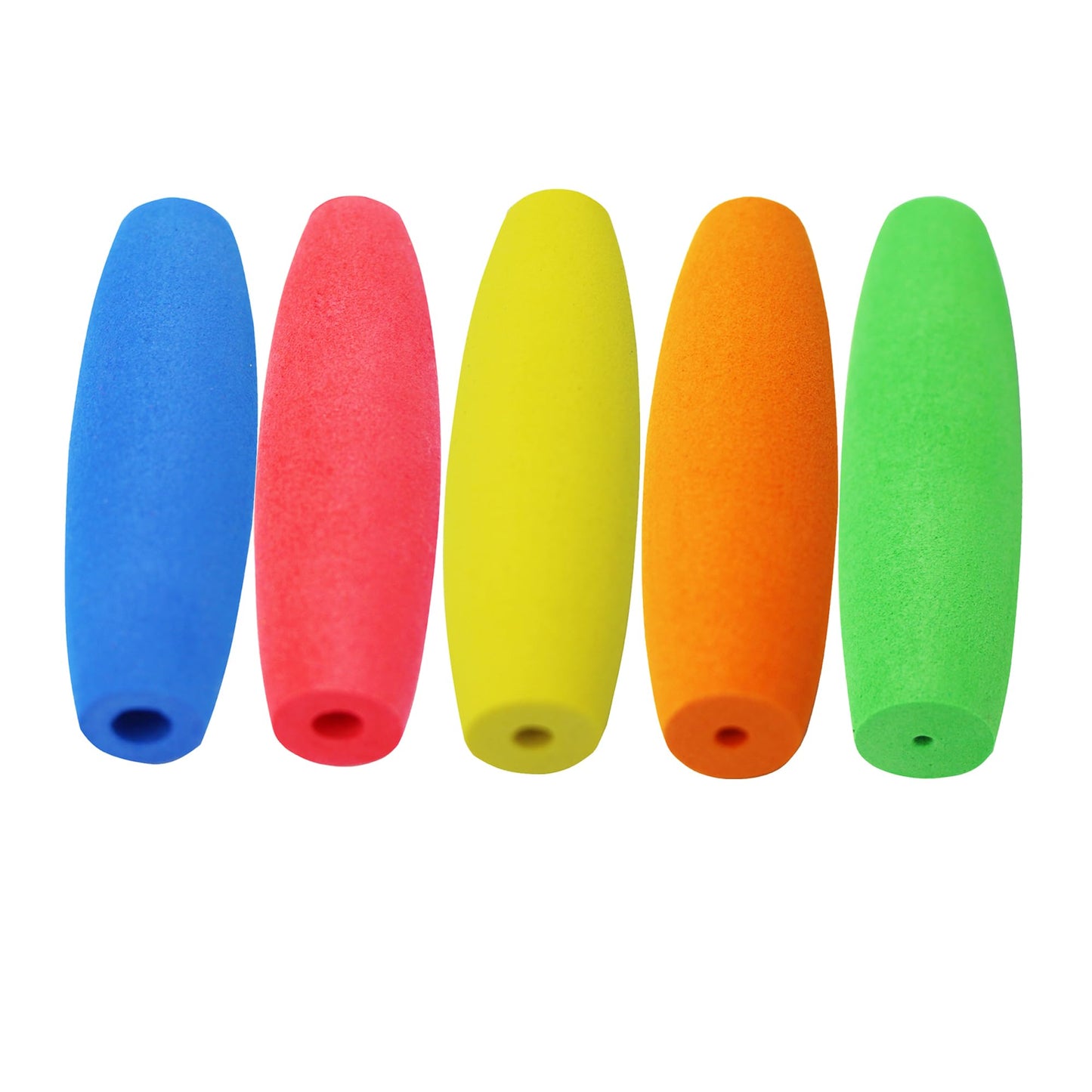 MEYAGO 5PCS Crochet Hook Grips Set Ergonomic Crochet Hook Handle Multi-Size Ergonomic Crochet Hook Handle Attachment - Fits 2mm to 10mm Hooks