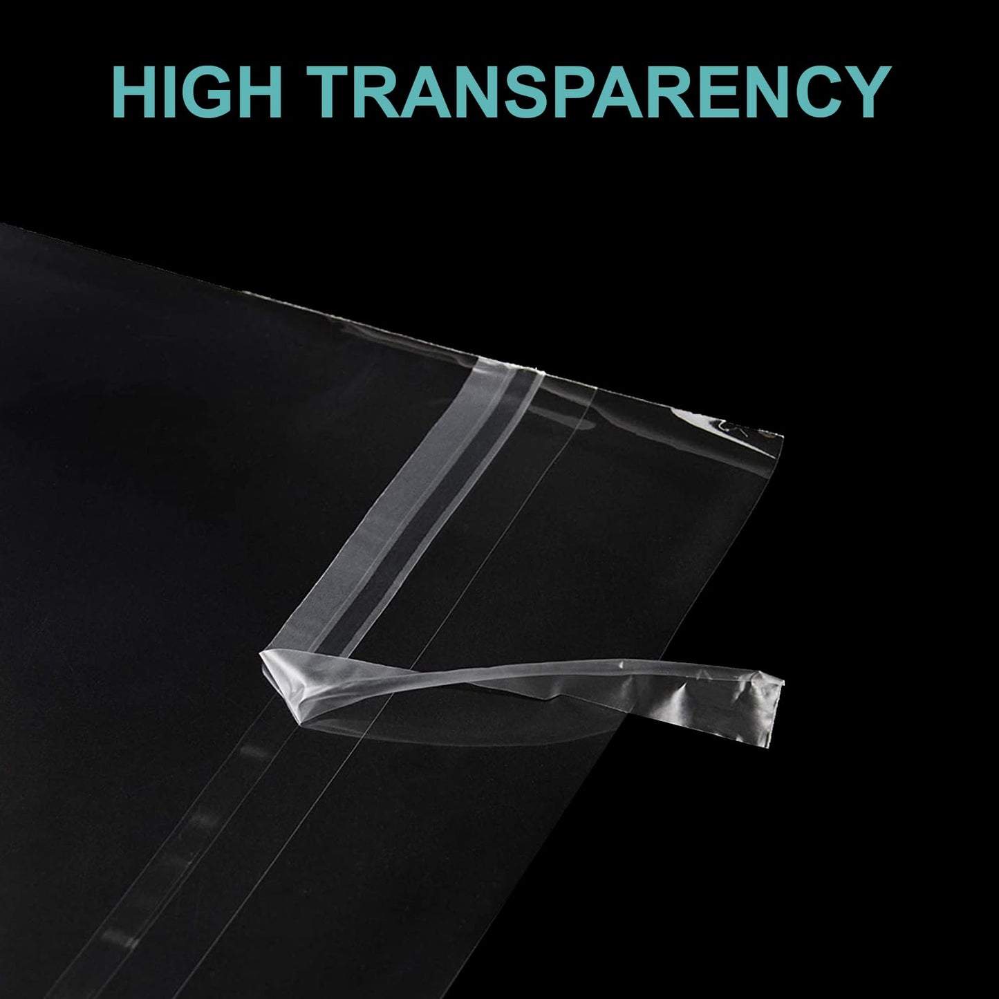 Acid-Free Picture Sleeves, 100Pack Crystal Clear Storage Bags for 6x6 Art Prints, Pictures, Photos, Frame Mats (Bag Size: 6 1/2" x 6 1/2")