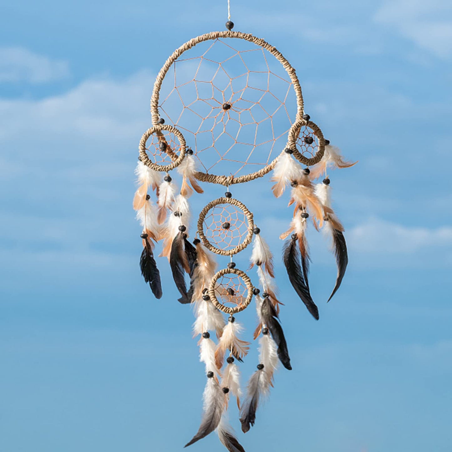Dream Catcher Rings, 10PCS Wreath Macrame Rings Gold Metal Floral Hoops for Making Wedding Wreath Decor Wall Hanging Crafts, 5 Sizes(2" x2, 3" x2, 4" x2, 5" x2, 6" x2)