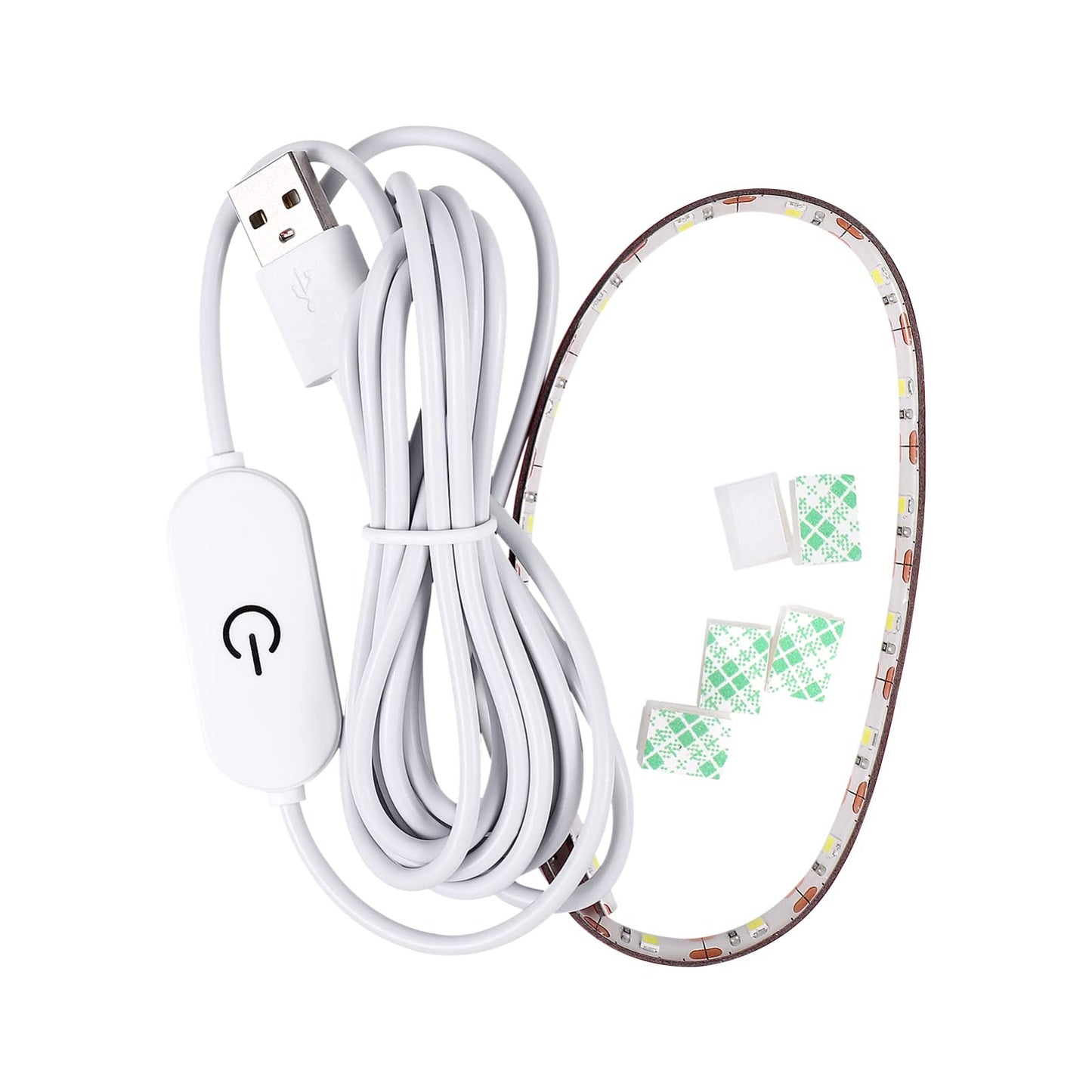 LED Strips Sewing Machine Cold White Light Self-Adhesive LED Strip Light 2 Meters 5V USB 6500K