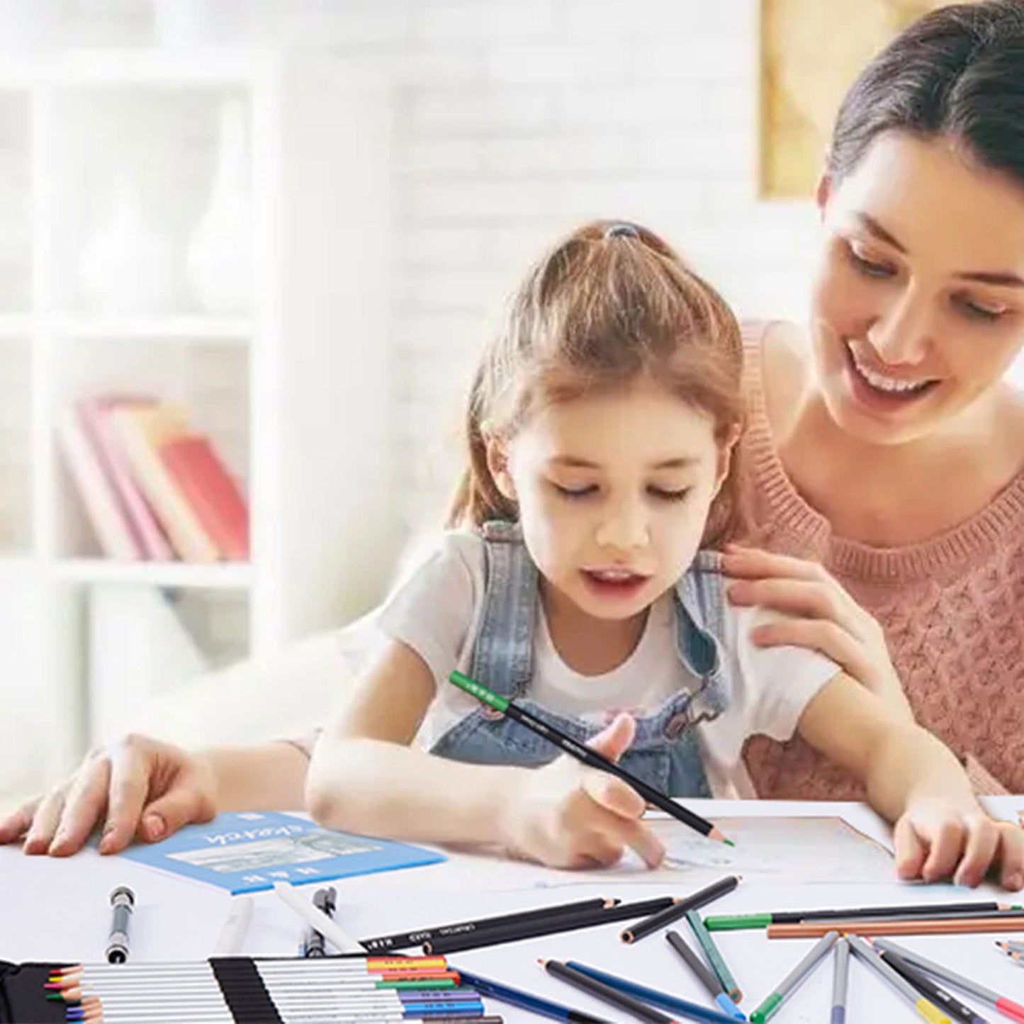 Bomybaw Drawing and Sketching Colored Pencils Set 72PCS, Art Supplies Professional Art Pencils Kit, Drawing Gifts for Teens Beginners Artists and Adults