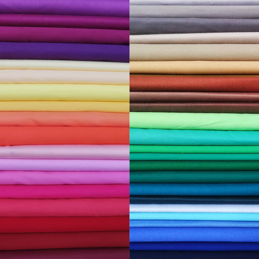 200PCS 4" x 4" 100% Precut Cotton Fabric Squares Fabric Bundles for Sewing, Quilt Potholders DIY& Quilting Beginners