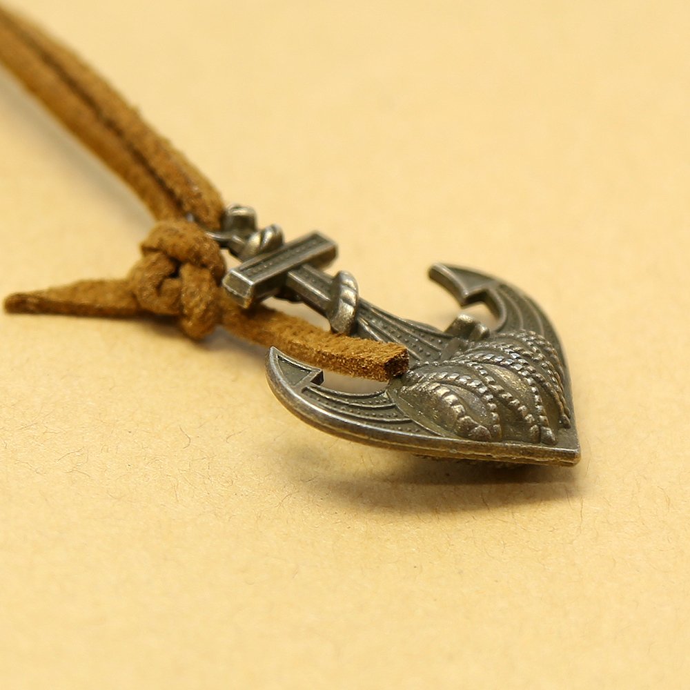 EvZ Leather Writing Journal Notebook, 5 Inches Vintage Nautical Spiral Blank String Diary Notepad Sketchbook Travel to Write in, Unlined Paper, Retro Pendants, Classic Embossed, Coffee