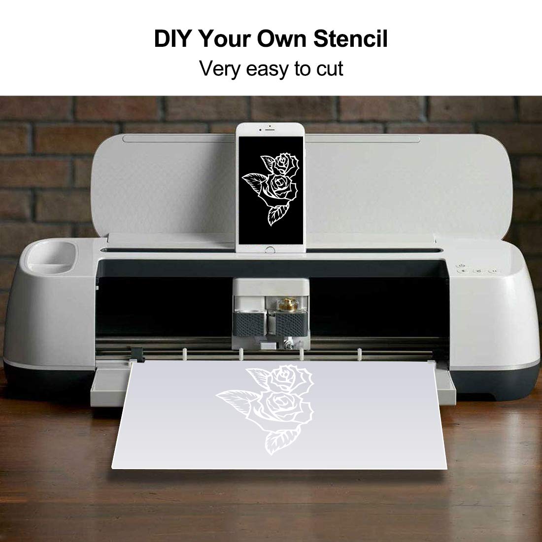 20 Pieces 6 mil 12 x 12 inch Blank Stencil Transparent Material Mylar Template Sheets for Stencils (6mil-20pcs)