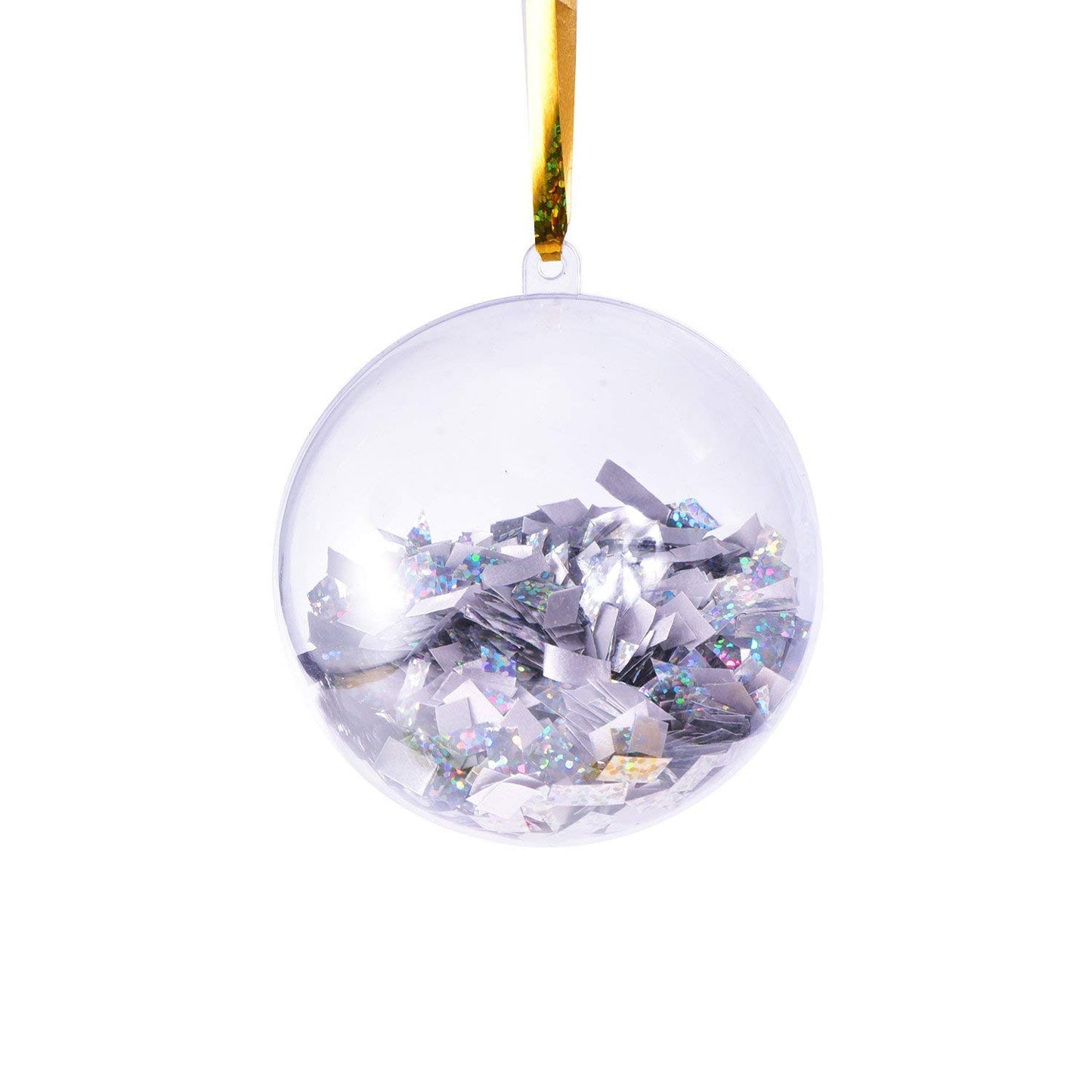 BEISHIDA 500 Yards Silver Ribbon Curling Crimped, Balloon String Shiny Metallic Roll for Gift Wrapping Ribbon for Birthday Party Festival Art Craft Decor Florist Flowers Decoration