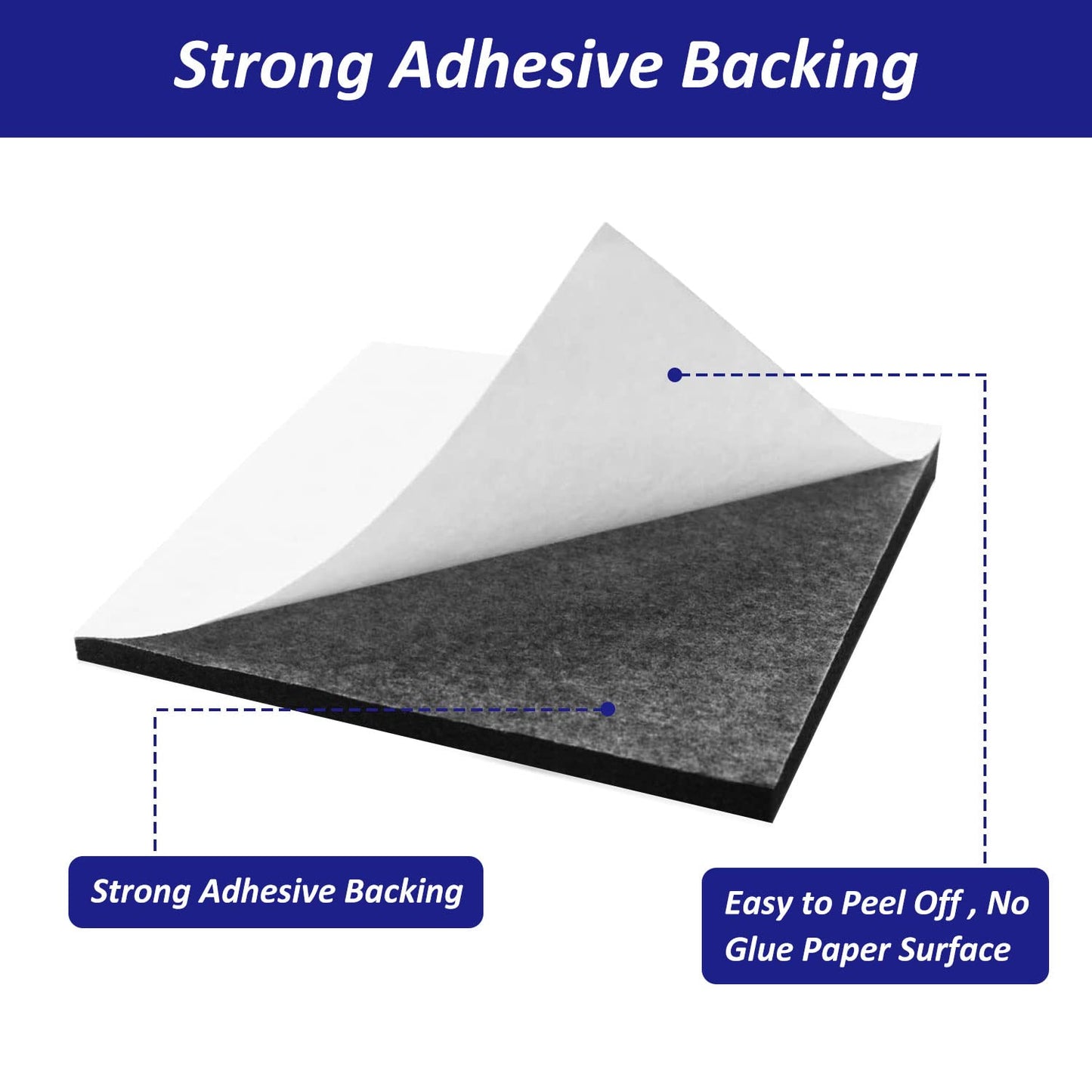 Foam Padding Sheets with Adhesive Backing - Self Stick Neoprene Insulation Foam,8PCS 1/4 Inch Thick X 4 Inch Long X 4 Inch Wide - Closed Cell Foam Sheet Square Pad