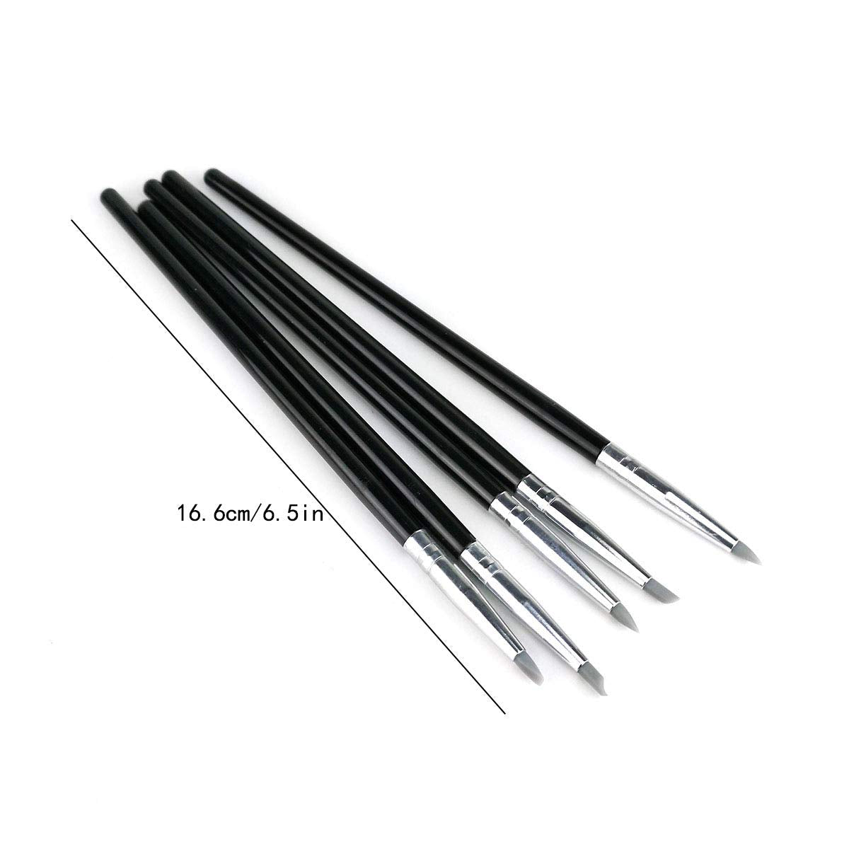 Hamineler 20Pcs Silicone Clay Sculpting Tool Clay Shaping Modeling Wipe Out Tools, Modeling Dotting Tool Pottery Clay Sculpture Carving Tools