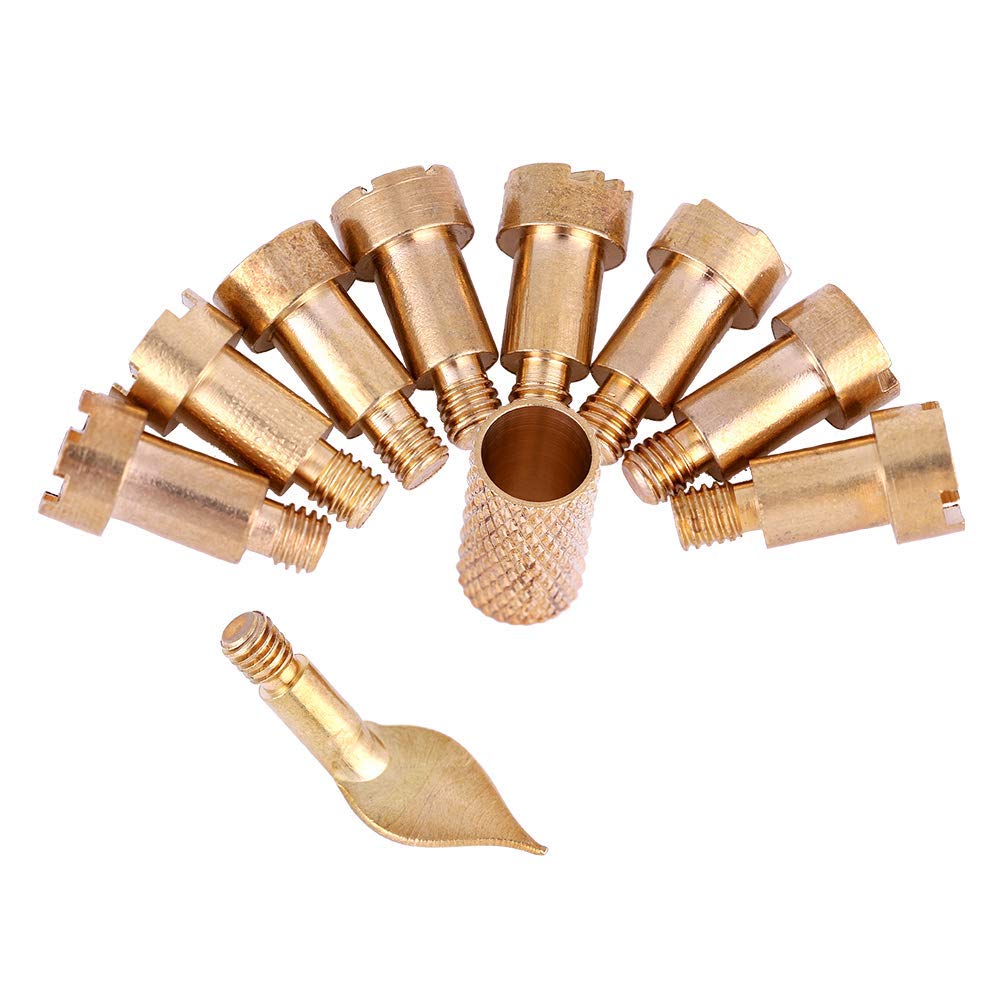 Wood Burning Pen Tips, 23Pcs Woodburning Accessories Stencils Soldering Iron Pyrography Working Carving Tool Kit for Embossing/Adults/Beginners/Birthday/Wedding Anniversary/Halloween/Christmas DIY
