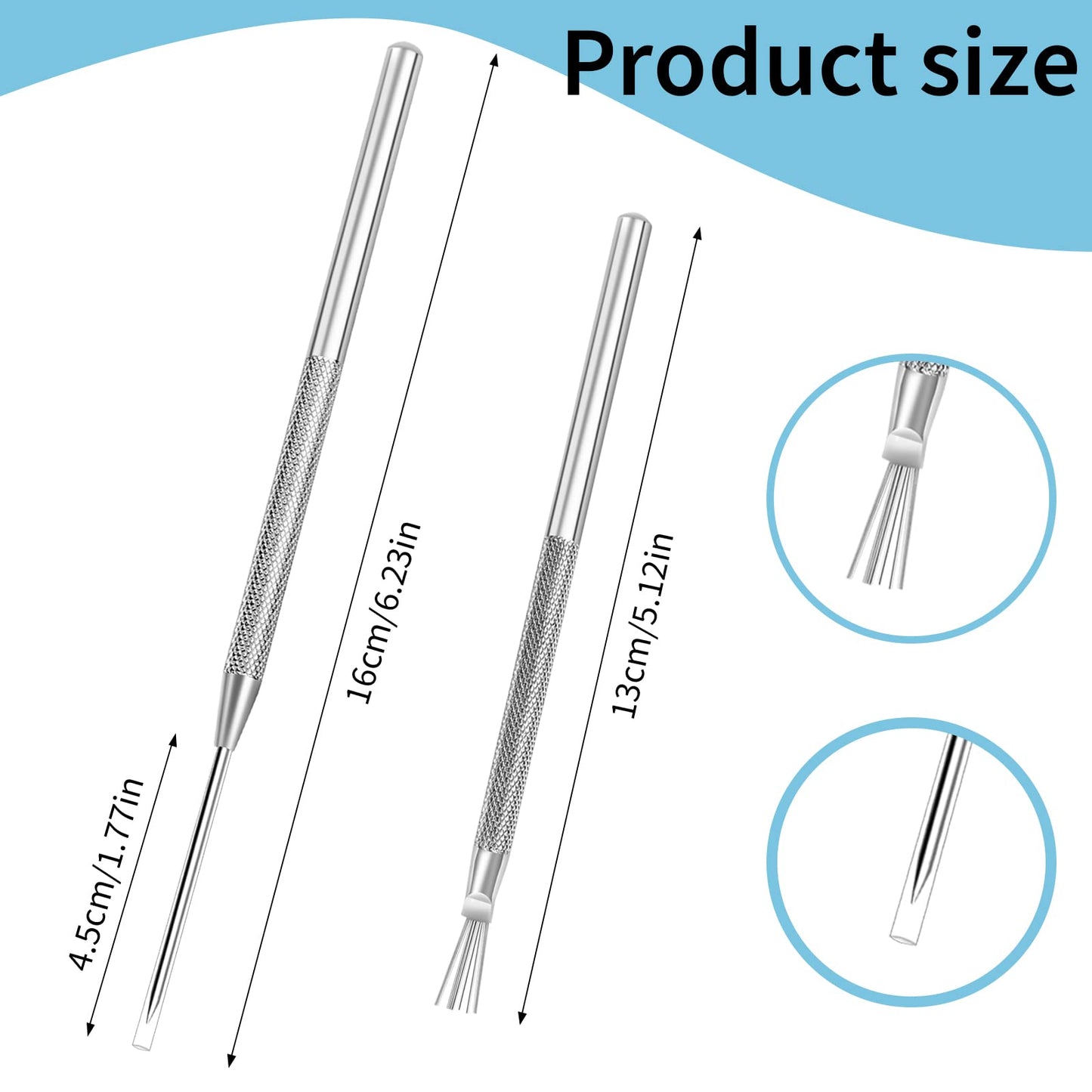 10 Pcs Clay Needle Tools and Pottery Feather Wire Texture Tools for Ceremics Clay Pottery Sculpture Detail Texturing Modeling Tools