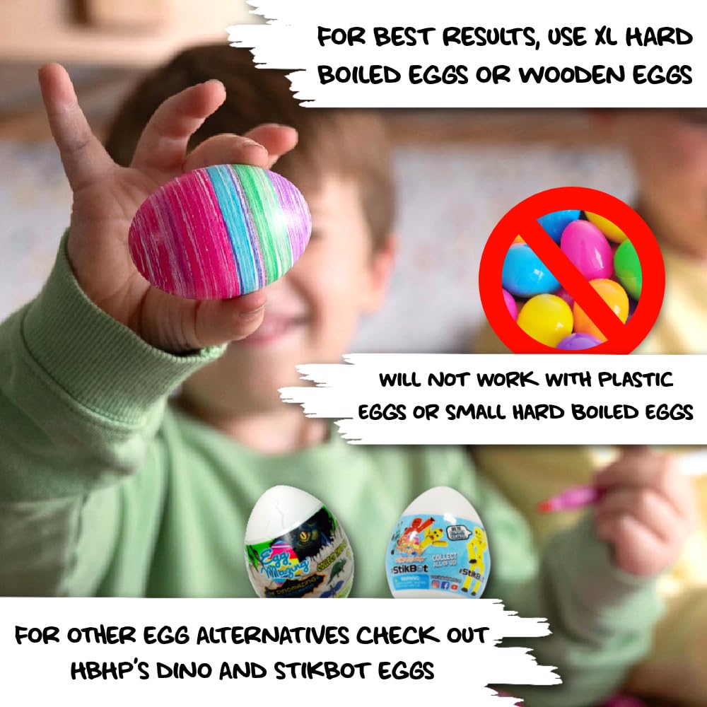Easter Egg Mini Decorator Kit Arts and Crafts Set - Includes Egg Decorating Spinner and 6 Markers - Ages 3 and Up [Packaging May Vary]