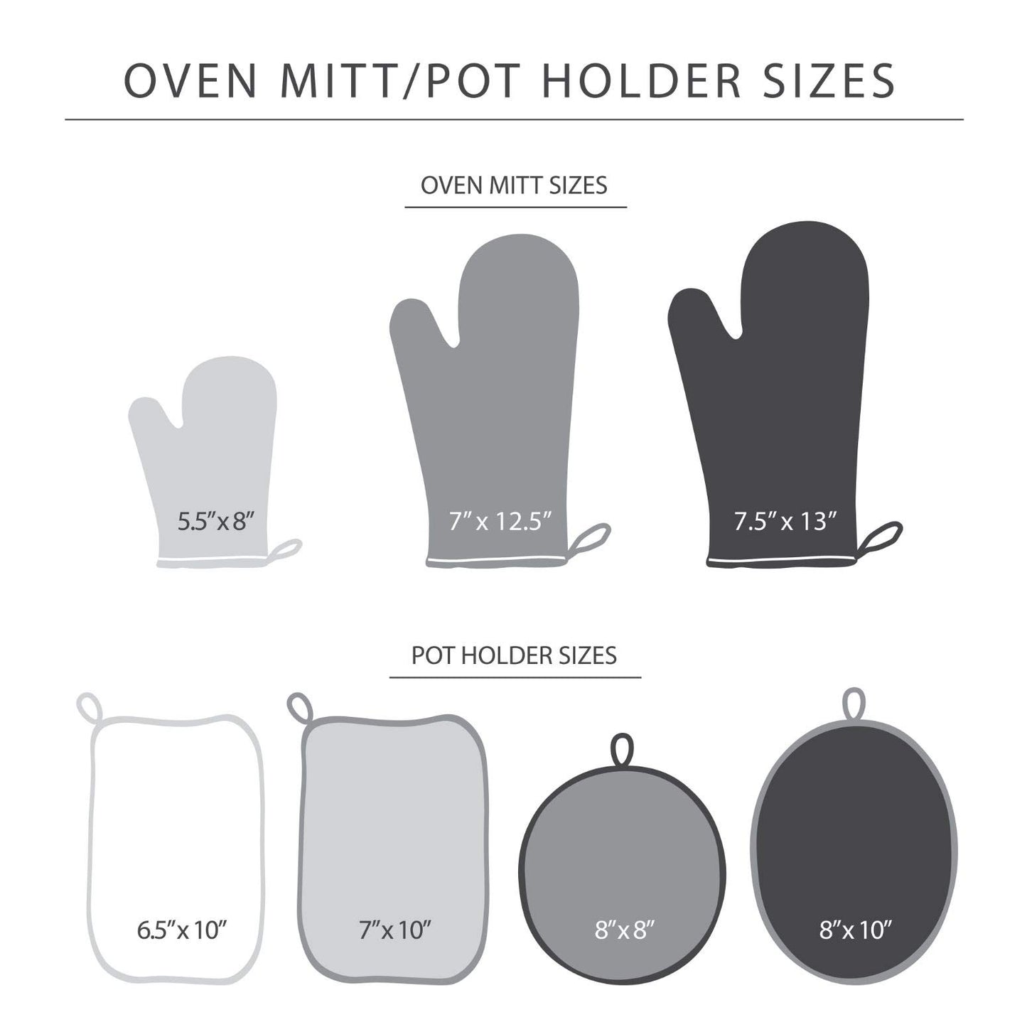 Asteroid Pot Holder 2-Pack Set, Pebbled Palm Green, 6.5"x10"