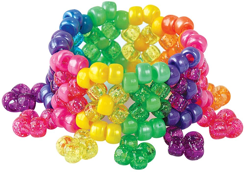 Beadery B6262 The Sparkles Pony Bead Box - approximately 2300 beads