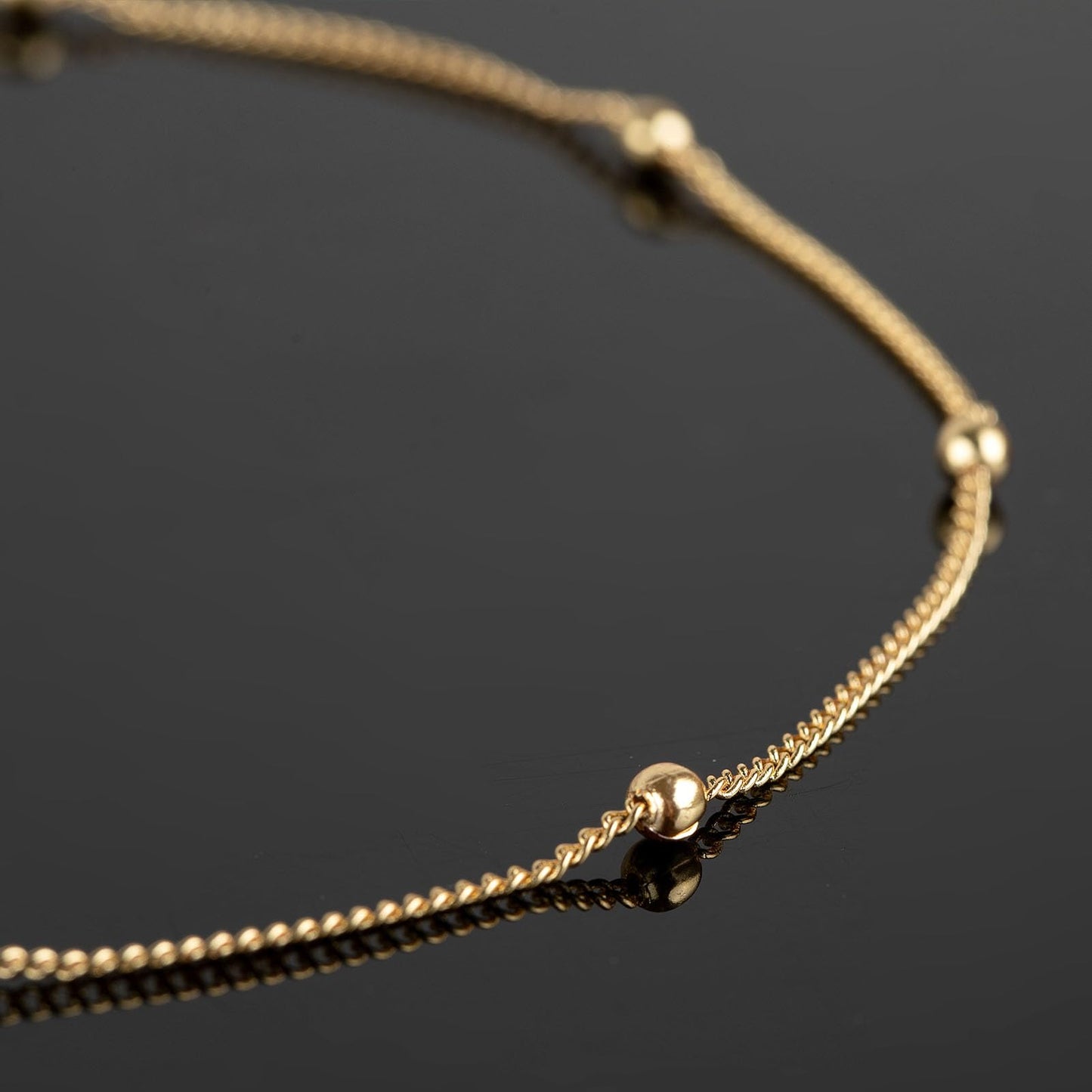 YOUBEIYEE 16.4 Feet/5 Meters 18K Gold Plated Brass Chain for Jewelry Making, Light Gold Beaded Necklace Chain for Women Twisted Curb Link Chain Jewelry Supplies