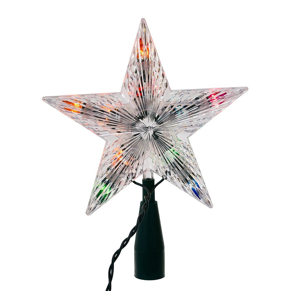 Kurt Adler Multi-Colored Crystal Star Treetop