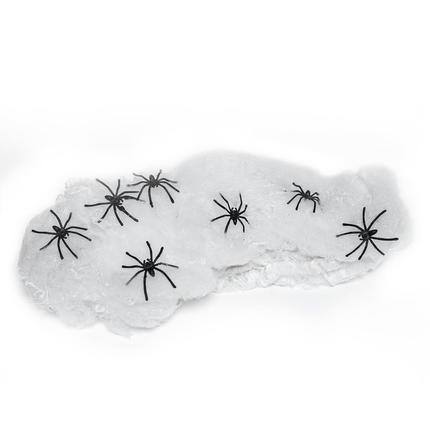 Halloween Spider Web Decoration, 1500 Sqare Feet & Plastic Spiders, Halloween Party Supplies, Spider Webs (Extra Large, 1500 Sq Feet)