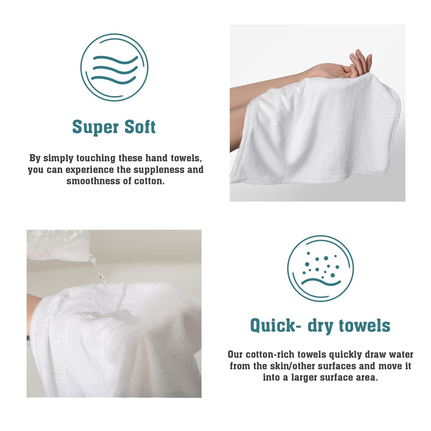 Fall Hanging Kitchen Towel Pack of 2- Autumn Orange Pumpkin Checkered Decor Hand Loop Hook Towels- Buffalo Plaid Thanksgiving Soft Washcloth Dish Wipe Towel for Bathroom Laundry Room