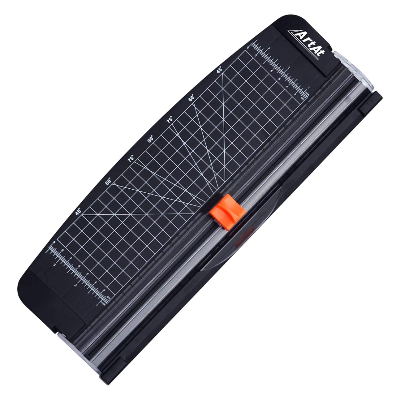 ArtAt A4 Portable Paper Cutter: 12 inch Paper Trimmer Scrapbooking Tool for Photo Gift Cards Kraft Paper Label and Coupon with Automatic Security Safeguard Paper Trimmers
