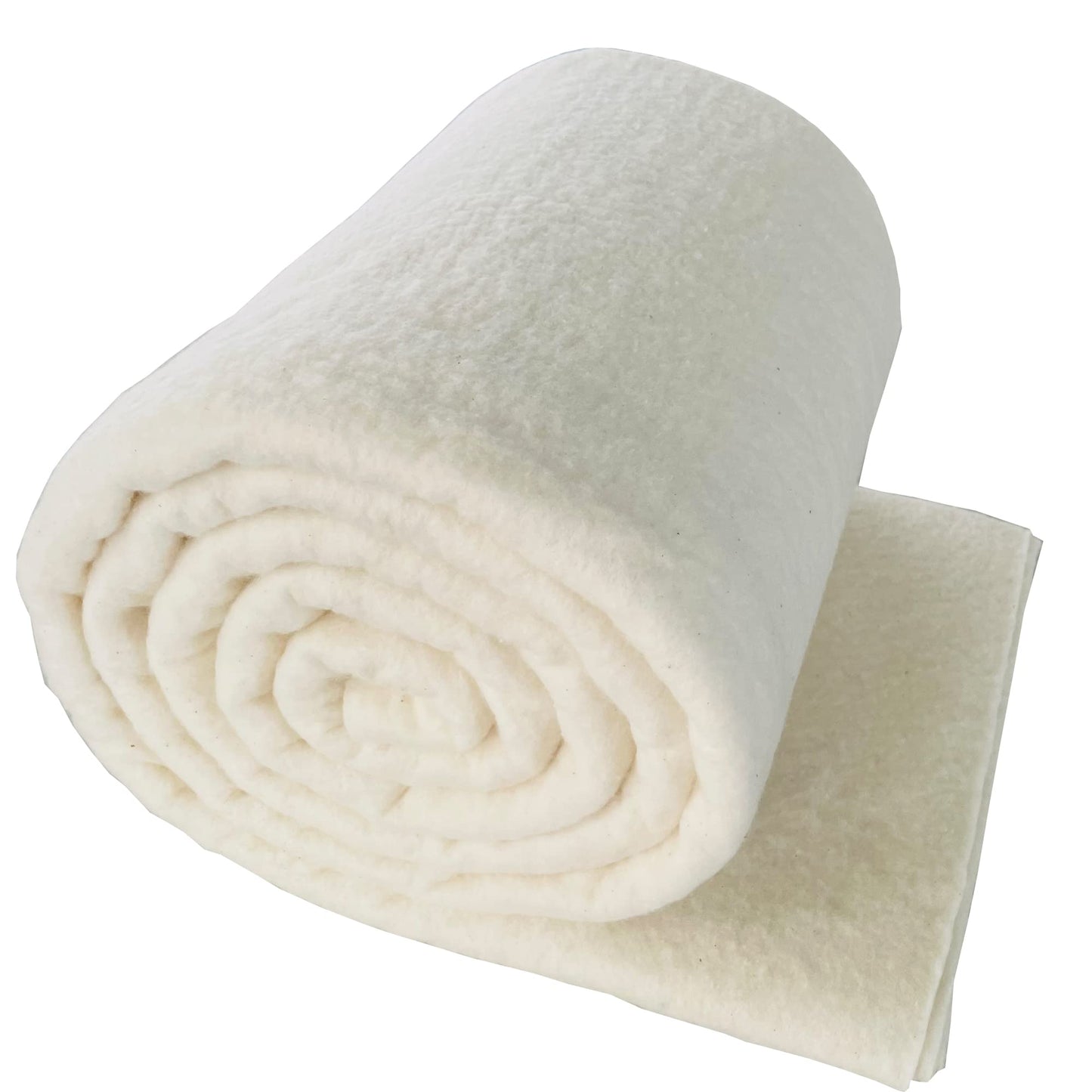 HANPATQUI 60 x 60 inch Quilt Batting Throw Size, Natural Cotton Quilting Batting for Quilts