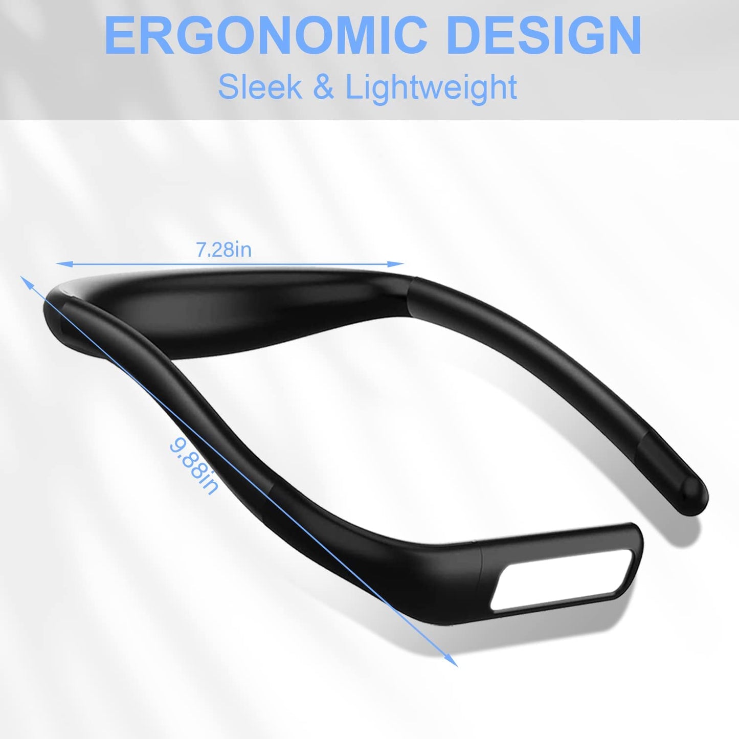 LED Neck Reading Light,Book Light In Bed,Adjustable Brightness Desk Lamp,3 Color with Bendable Arms,Suitable for Repairing,Night Running,Walking,Knitting,Camping (1PCS)