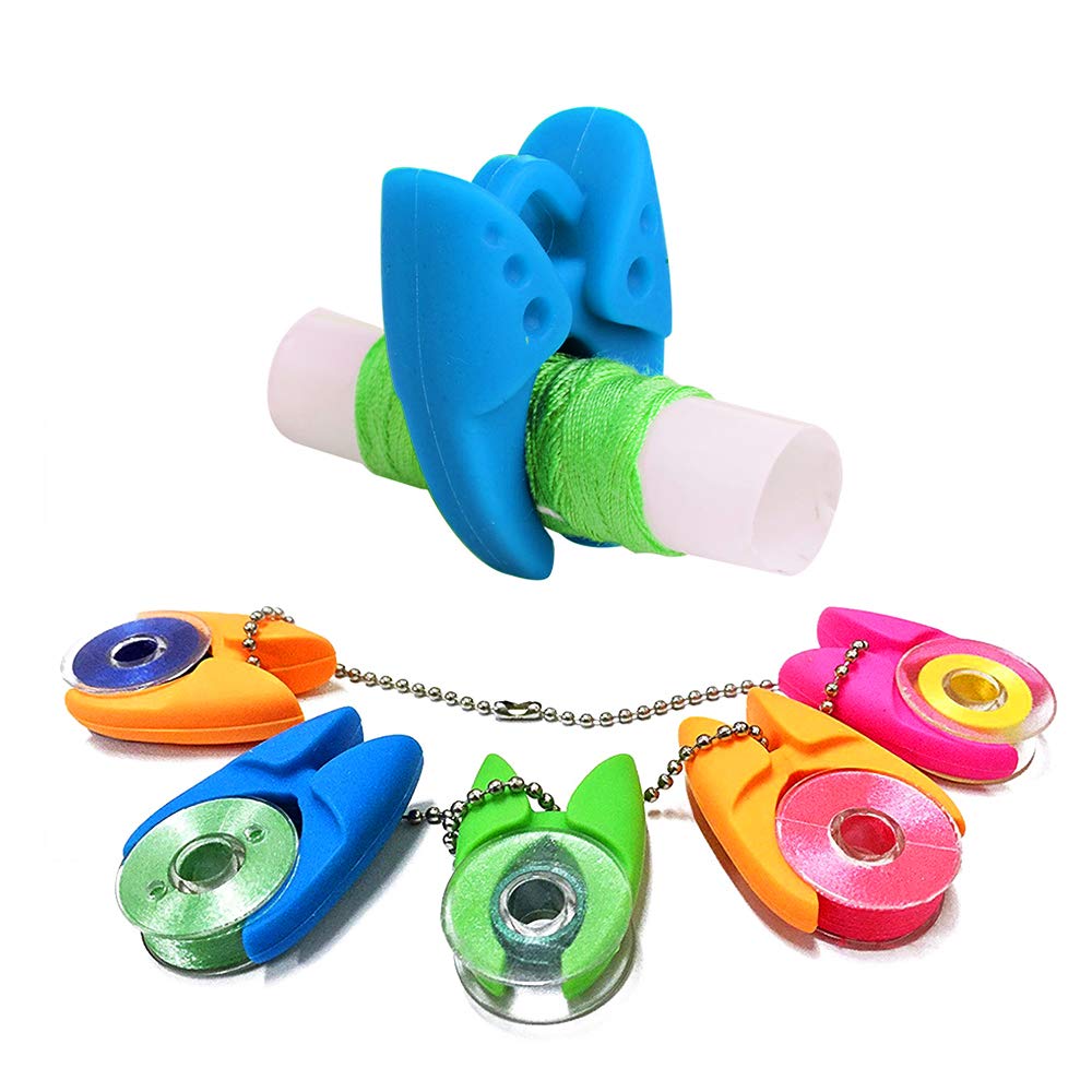 Bobbin Clamps Holders Keeping Bobbin Thread Tails Under Control and No More Thread Getting Tangled (24 Pieces)
