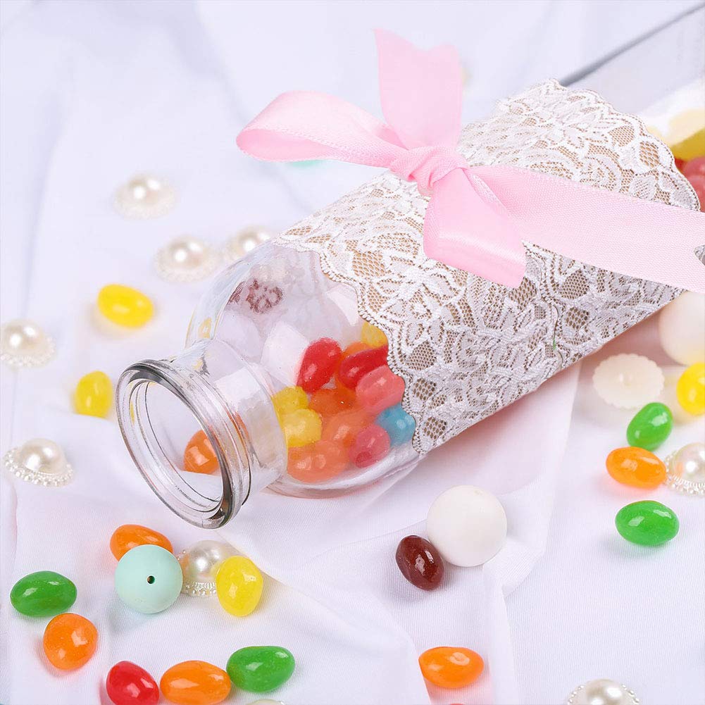 VGOODALL 3 Inch White Lace Ribbon, 10 Yards Wide Stretchy Lace Trim Elastic Floral Lace for Bridal Wedding Decoration Gift Wrapping DIY Sewing Craft Hair Bow Making