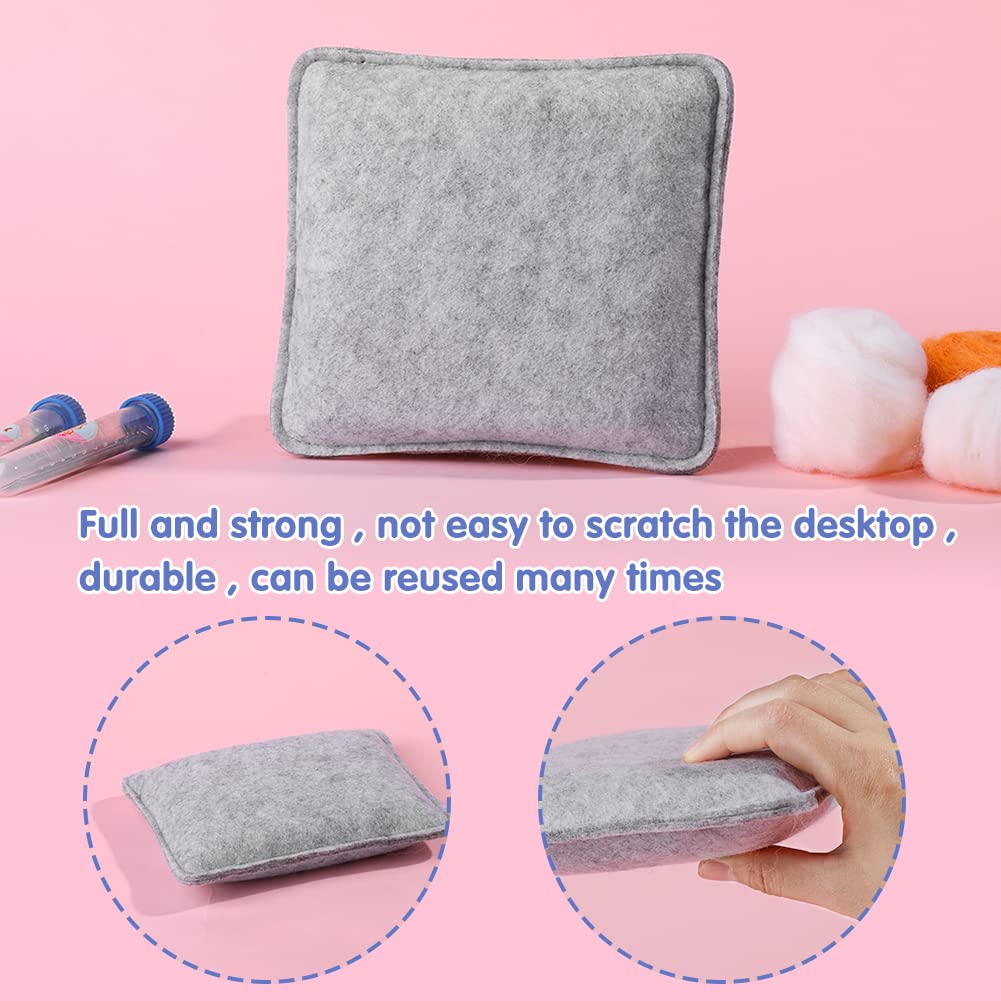 Needle Felting Beginners Kit with Box,Needles Felting Supplies with 24Pcs Felting Needles,Felting Pad,Wool Roving,DIY Needle Felting Cat Dolls