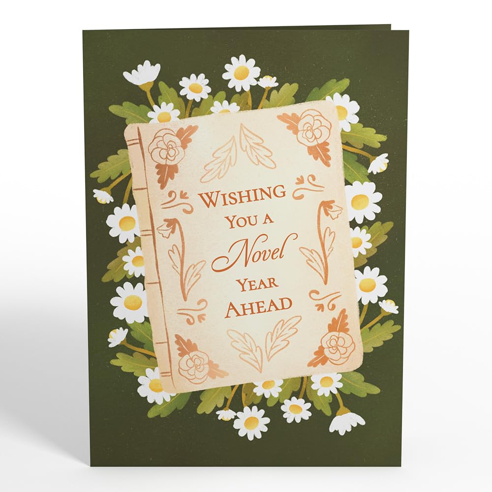 Lovepop Birthday Pop-Up Card for Her and Him - 3D Greeting Cards for Boys, Girls, Men, Women - Cheers to A New Chapter - 5" x 7 Card - Blank Notecard & Envelope Included