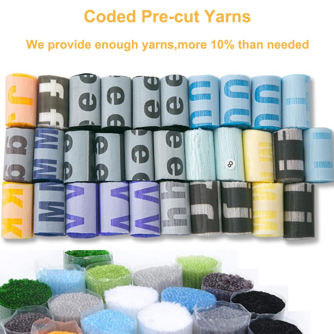 Dragon Latch Hook Rug Kits for Adult, DIY Rug Crochet Making Kits with Pre-Printed Canvas and Latch Hook Tool and Enough Yarn, 20x15in