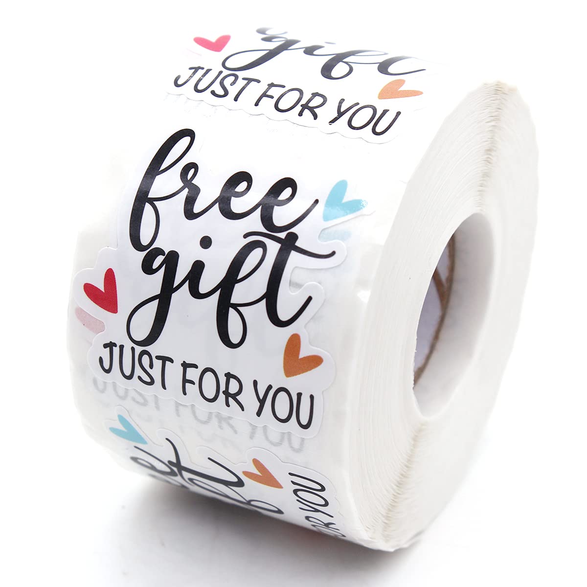 Littlefa Cute Just for You Stickers,Small Business Stickers,Boutique Stuff Sticker,Thank You Stickers,Sample Mail Stickers,Gift Bags Packaging Sticker 500 PCS