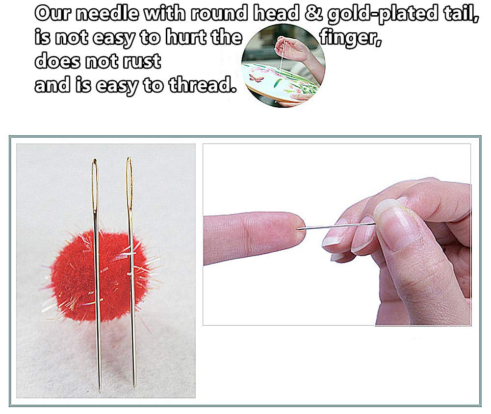 Cross Stitch Kits Little Turtle Looking for Mom 11CT Stamped Patterns Easy Cross Stitching Embroidery Needlework Kit Supplies (Turtle)