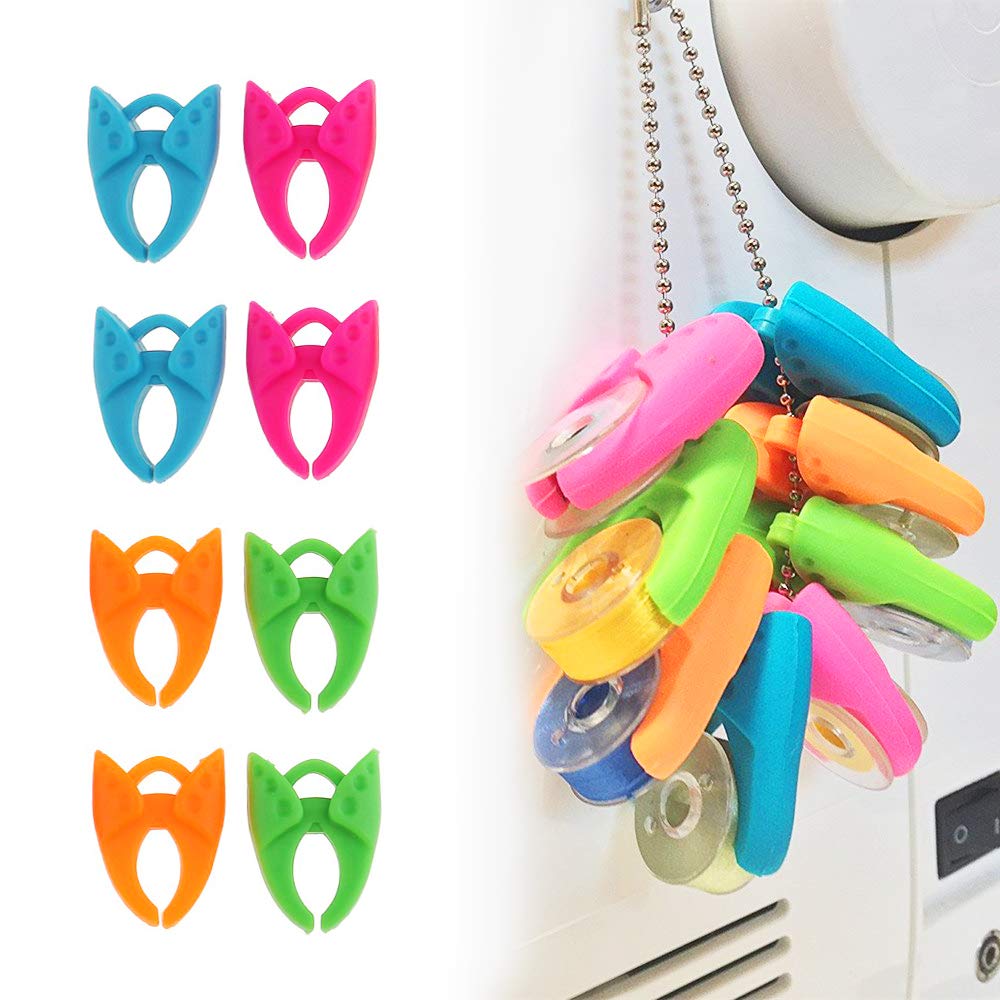 Bobbin Clamps Holders Keeping Bobbin Thread Tails Under Control and No More Thread Getting Tangled (24 Pieces)