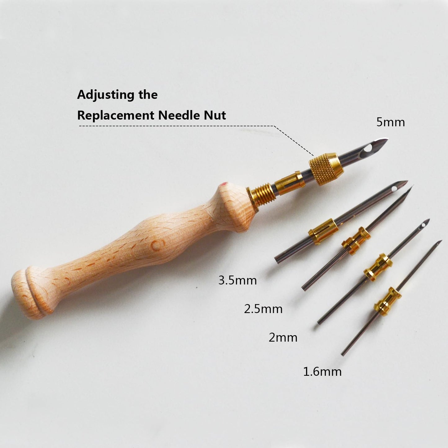 Punch Needle Embroidery Kit - Complete Set for Needle Punching - Includes Adjustable Punch Needle Tool and Wooden Handle Embroidery Pen Set - Ideal for Adults Beginners