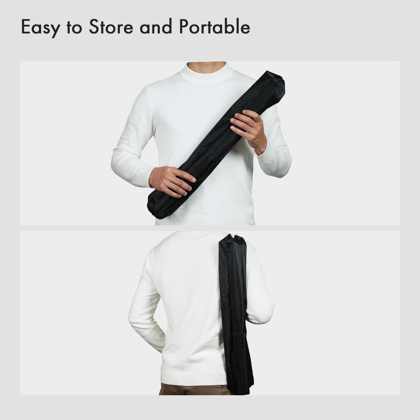 Artify Easel for Painting, Double-Tier Easel Stand, Adjustable Height from 22-66 Inches, Tripod for Painting and Display with Carrying Bag, 66 Inches, Black