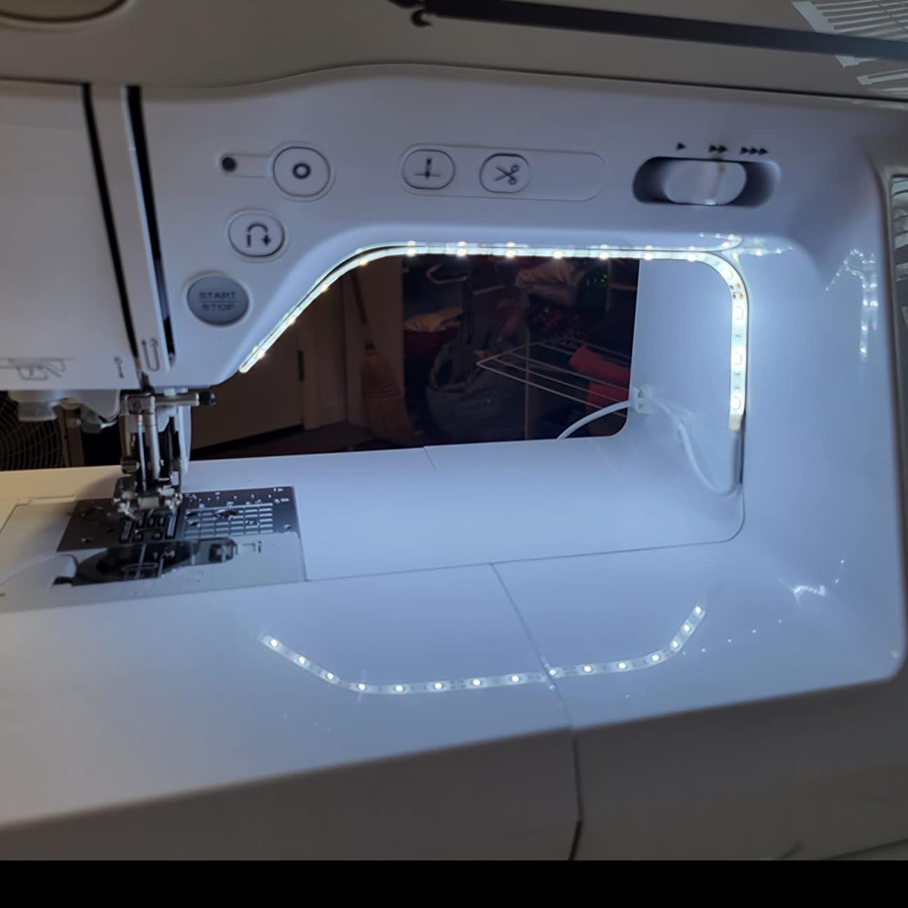 WENICE Sewing Machine Light Strip, LED Light Strip for Decorative Purposes with Touch dimmer,Fits Sewing Machines