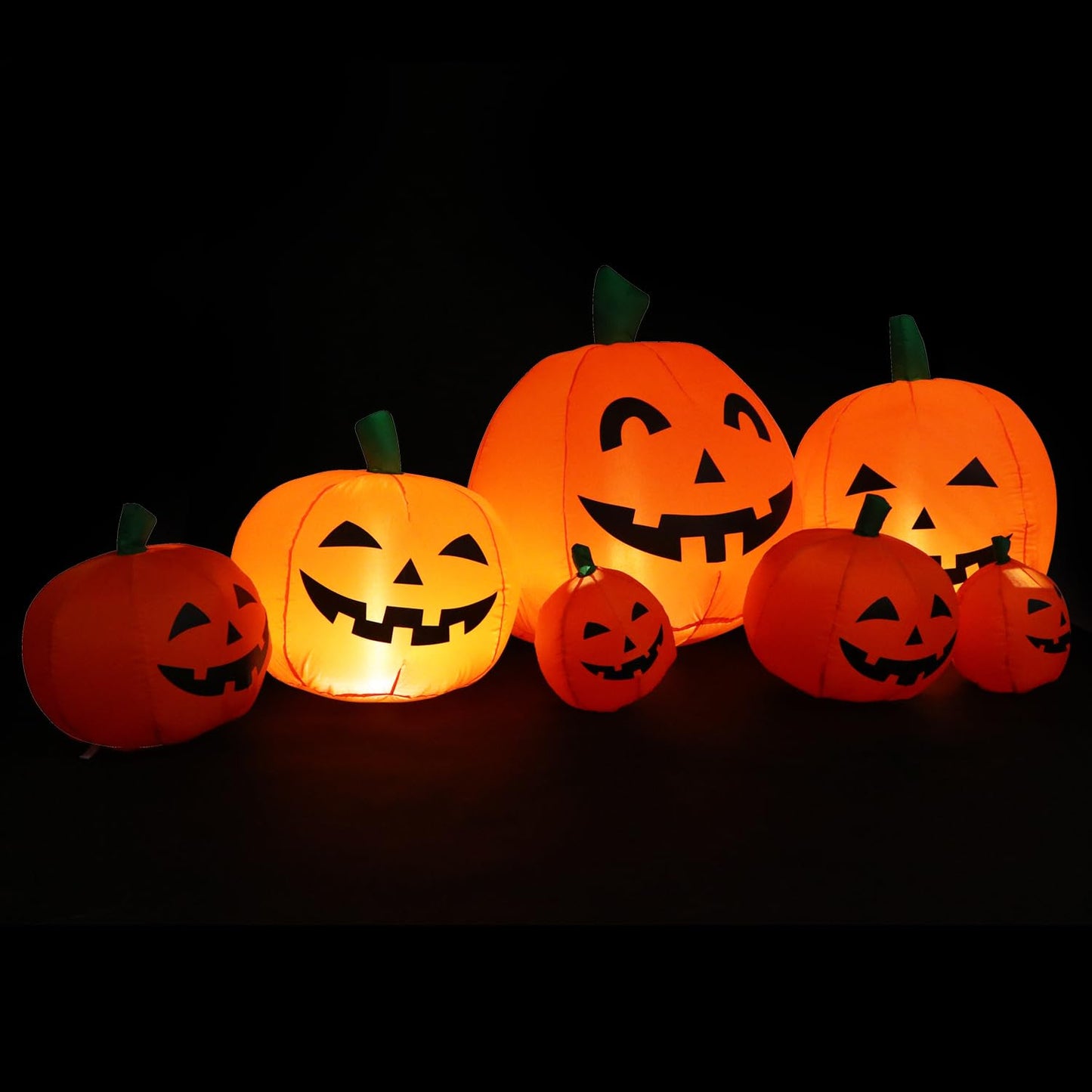 7 Ft Halloween Blow up Inflatable Pumpkin Decoration-Lighted Halloween Inflatable Pumpkin for Home Yard Garden Indoor and Outdoor Decoration