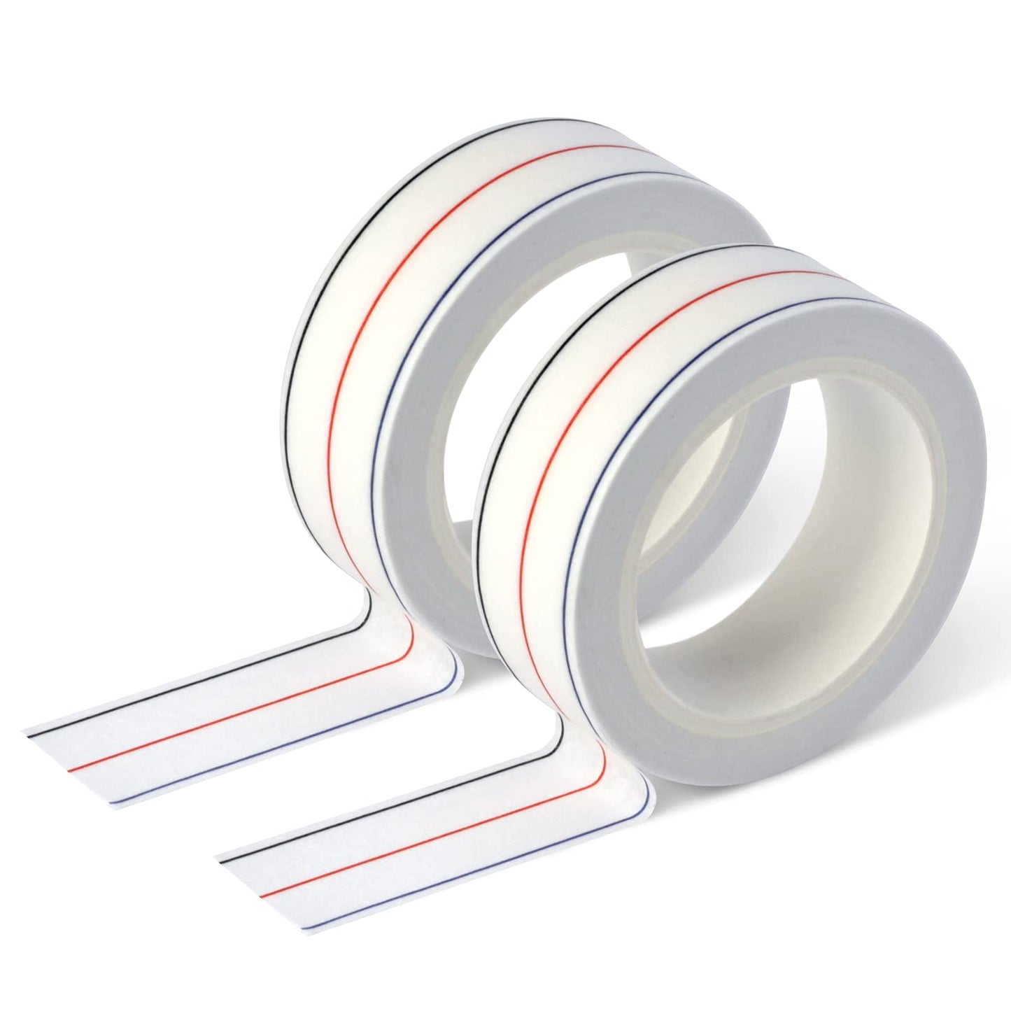 TSSART 1/4" Seam Diagonal Seam Tapes - 10Yard Each Roll Sewing Basting Tape for Stitching Straight Diagonal Seams Instruction Tool (2Pack)