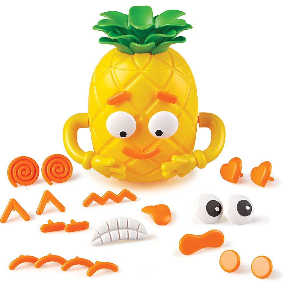 Learning Resources Big Feelings Pineapple - Fine Motor Toys, Social Emotional Skills Regulation Tools for Kids, Gifts for Boys and Girls, Classroom Must Haves, Occupational Activities Games