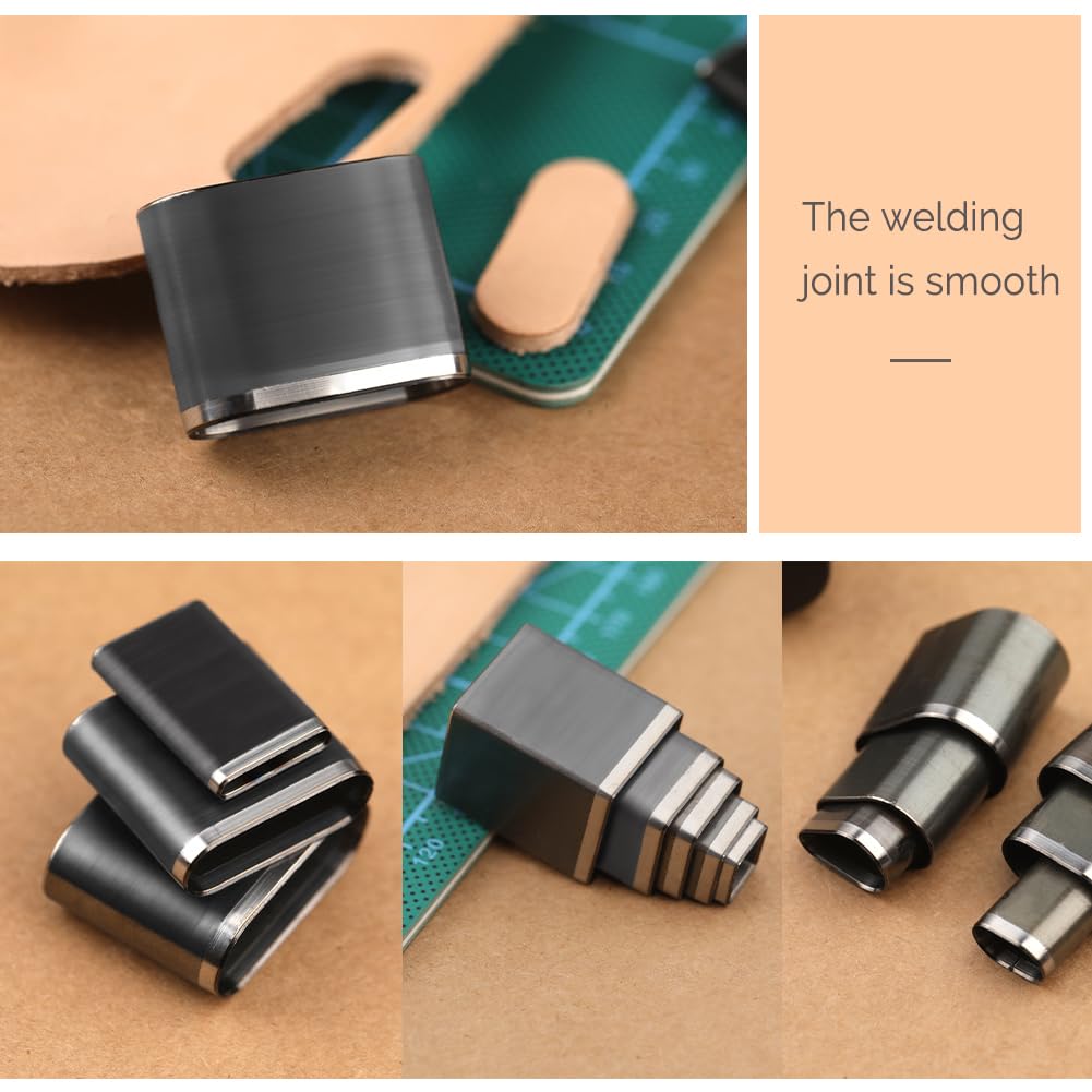 52 Shape Style Leather Hole Punch Tool, Multiple Shapes Leather Cutting Dies, Hollow Punch Cutter Tool for Belts, Punch Tool Set Hole Punch Cutter for Handmade DIY Crafts