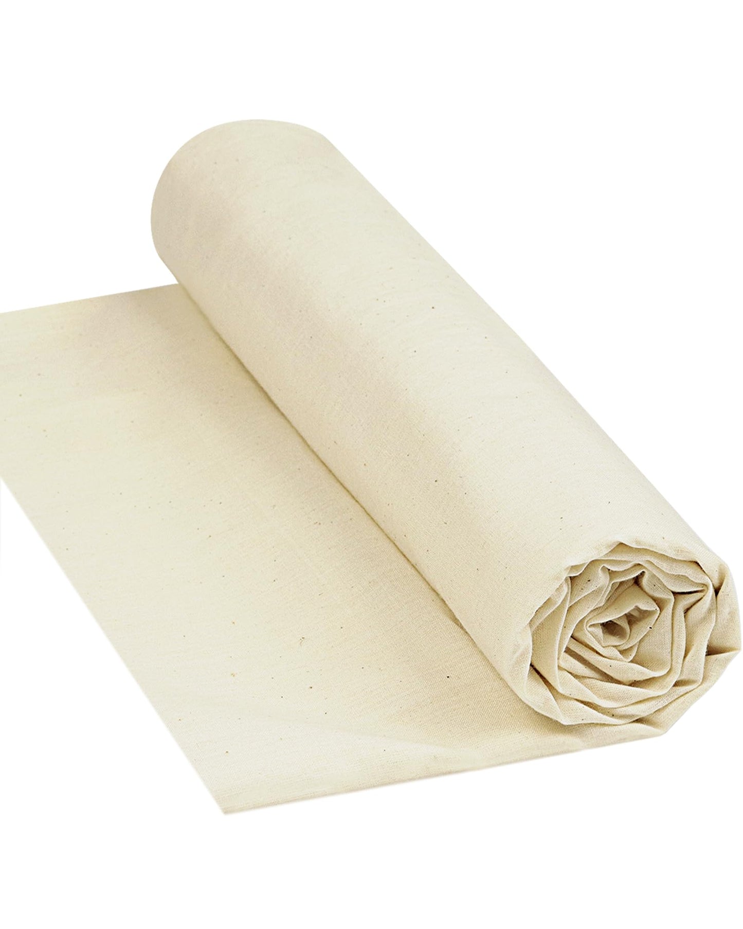 Light Weight 100% Cotton Muslin Fabric: 63 inch x 2,5,10 Yards Unbleached Muslin Linen Fabric Material for Sewing Material Apparel Cloth