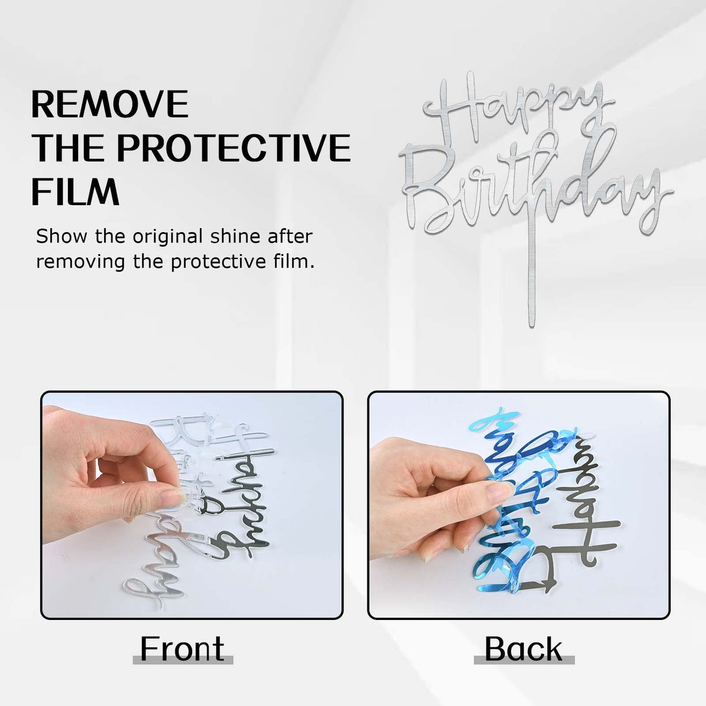 JOERSH 23pcs Disco Ball Cupcake Toppers Happy Birthday Cake Topper - 1970s Disco Ball Cake Picks Disco Theme Cake Decorations for Disco Theme Party 70s Disco Party Favor