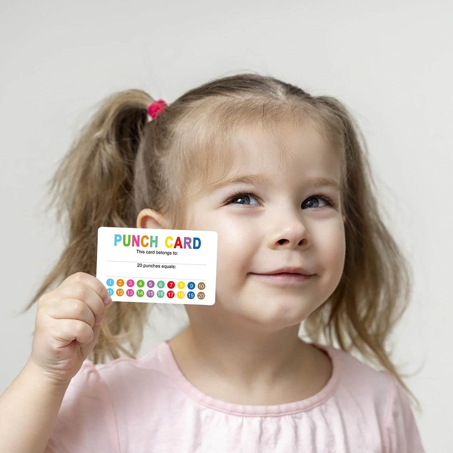 OUNENO 200 Pack Reward Punch Cards Behavior Incentive Awards for Kids Students Teachers Classroom Business Loyalty