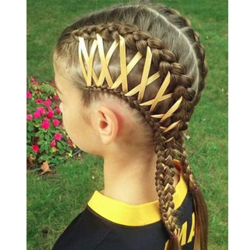 TONIFUL 3/8 Inch x 100yds Gold Satin Ribbon Thin Solid Fabric Ribbons Roll for Gift Wrapping Invitation Floral Hair Balloons Craft Sewing Party Wedding Popsicles Decoration Valentine's Day Bouquet