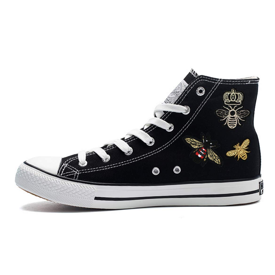 PGMJ 24 Pieces Cute Insect Patches Applique Sew Iron on Embroidered Sewing Iron on Bees Patches Sewing Patch Bags Jackets Jeans Clothes Caps (K27_1)